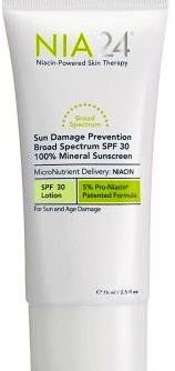 NIA24 Sun Damage Prevention 100% Mineral Sunscreen SPF 30