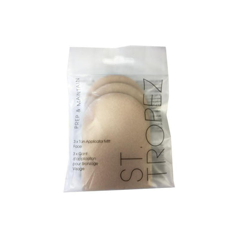 St Tropez Applicator Mitt Face, Pack of 3