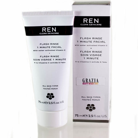 REN Flash Rinse One Minute Facial  75ml