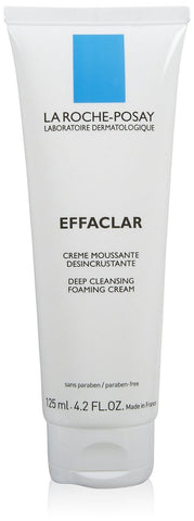 La Roche-Posay Effaclar Deep Cleansing Foaming Cream, 4.2 oz (125ml)