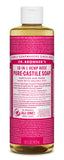 Pure Castile Liquid Soap Rose 16 oz