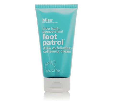 Bliss Foot Patrol AHA Exfoliating Cream 2.5oz 75ml