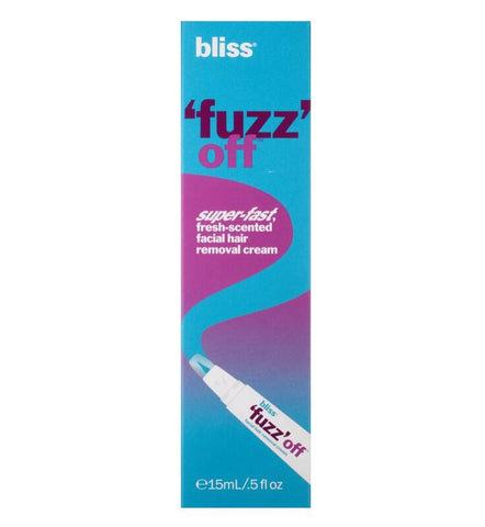 Bliss Fuzz Off Facial Hair Removal Cream 0.5oz 15ml