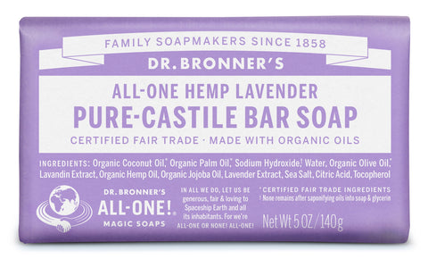 Pure Castile Bar Soap Lavender 5oz