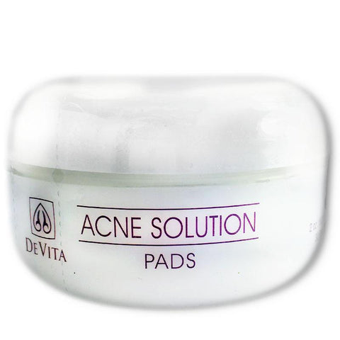 Devita Acne Solution Pads  2oz 60gm  30pads