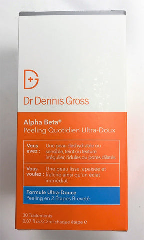 Dr Dennis Gross Alpha Beta Ultra Gentle Daily Peel 2-step 30 Treatments