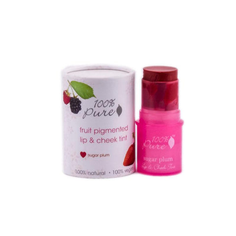 100% Pure Lip&Cheek Tints - Sugar Plum Sheer